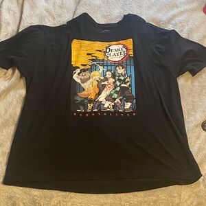 Demon Slayer Black Graphic Tee - Women's Short Sleeve